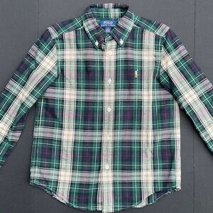Polo by Ralph Lauren Tartan Plaid Flannel Shirt size 6